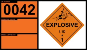 UN 0042 – Boosters Without Detonator (Class 1.1D)