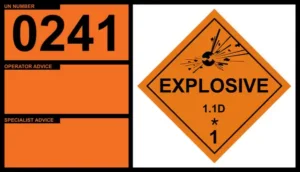 UN 0241 – Explosive, Blasting, Type E (Class 1.1D)