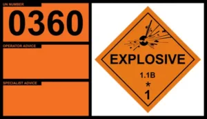 UN 0360 – Detonator Assemblies, Non Electric for Blasting (Class 1.1B)