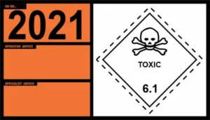 UN 2021 – Chlorophenols, Liquid (Class 6.1)