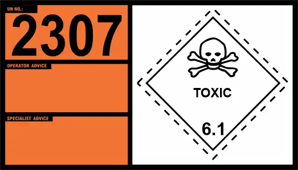 UN 2307 – 3-NITRO-4-CHLORO- Benzotrifluoride (Class 6.1)