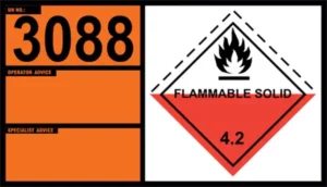 UN 3088 – Self-Heating Solid, Organic, N.O.S. (Class 4.2)