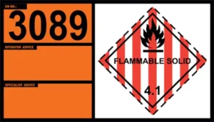 UN 3089 – Metal Powder, Flammable, N.O.S. (Class 4.1)