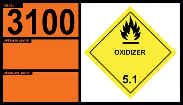 UN 3100 – Oxidizing Solid, Self- Heating, N.O.S. (Class 5.1)