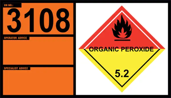 UN 3108 – Organic Peroxide Type E, Solid (Class 5.2)