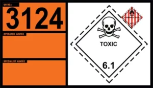 UN 3124 – Toxic Solid, Self-Heating, N.O.S., Class 6.1 (Class 4.2)