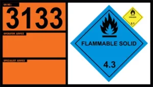 UN 3133 – Water-Reactive Solid, Oxidizing, N.O.S., Class 4.3 (Class 5.1)