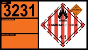 UN 3231 – Self-Reactive Liquid Type B, Temperature Controlled (Class 1)