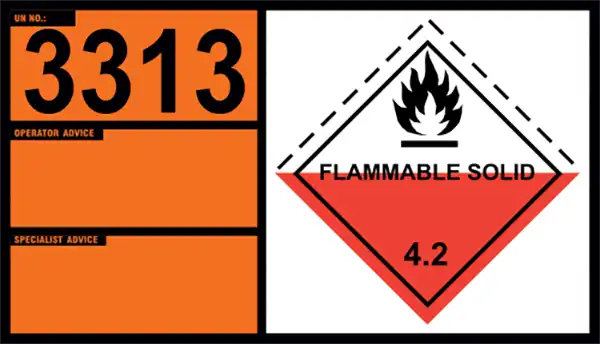 UN 3313 – Organic Pigments, Self- Heating (Class 4.2)