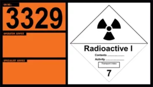 UN 3329 – Radioactive Material, Type B(m) Package, Fissile (Class 7)