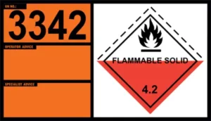 UN 3342 – Xanthates (Class 4.2)
