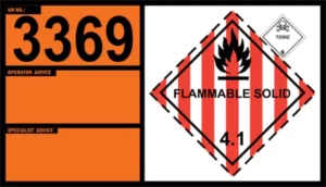 UN 3369 – Sodium Dinitro-O- Cresolate, Wetted with Not Less Than 10% Water, By Mass, Class 4.1 (Class 6)