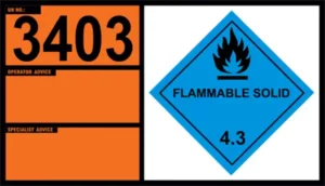 UN 3403 – Potassium Metal Alloys, Solid (Class 4.3)