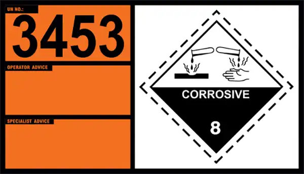 UN 3453 – Phosphoric Acid, Solid (Class 8)