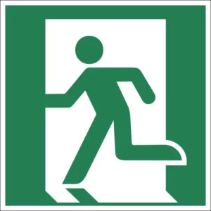 Emergency exit (left hand)