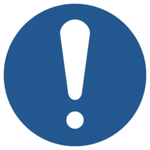 General mandatory action sign