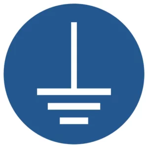 Connect an earth terminal to the ground