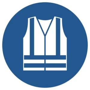 Wear high visibility clothing