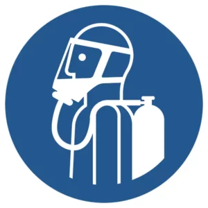 Use breathing equipment (SCBA)