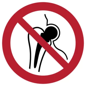 No access for people with metallic implants