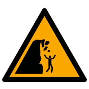 Unstable cliff