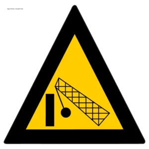 Beware of demolition area